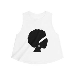 Afro Silhouette Crop Top
